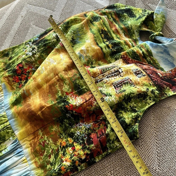 Vintage Bernie Dexter Printed Dress - Picture 4 of 10